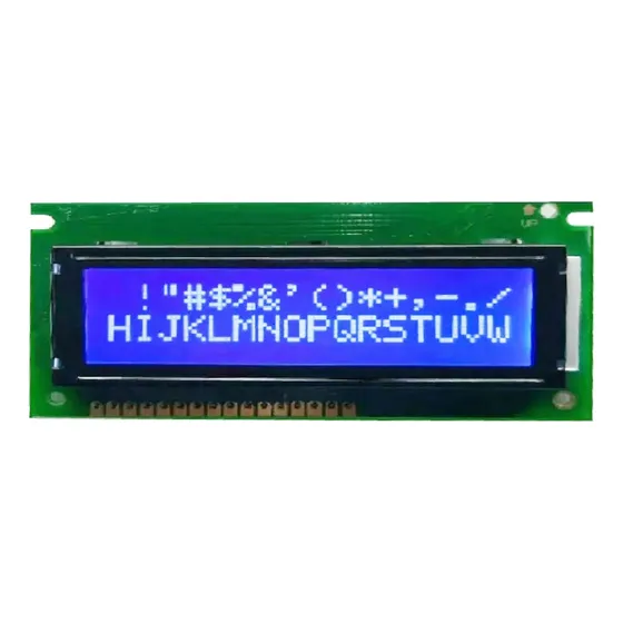 Display Lcd De Caracteres 16x2 C/ Backlight De Leds Branco 