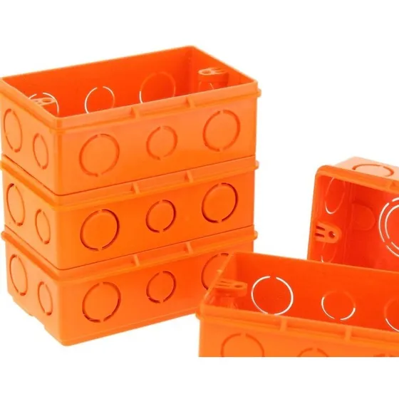 Set De 5 Cajas De Distribución Embutidas 16x20x25 Mm