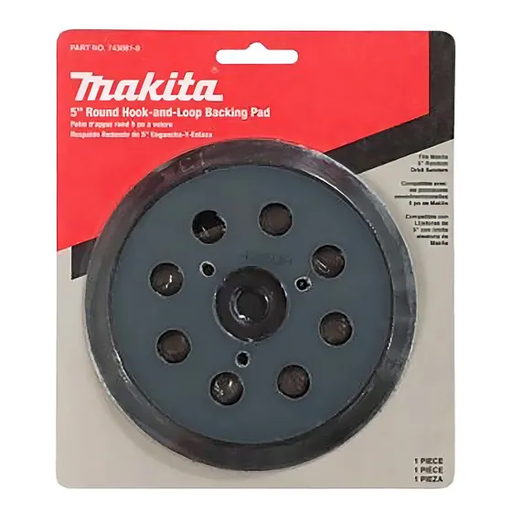 Disco De Borracha 743081-8 P/ Lixadeira Roto Orbital Makita