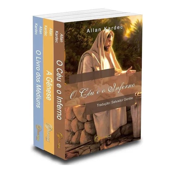 Kit O Livro Dos Médiuns + A Gênese + O Céu E O Inferno