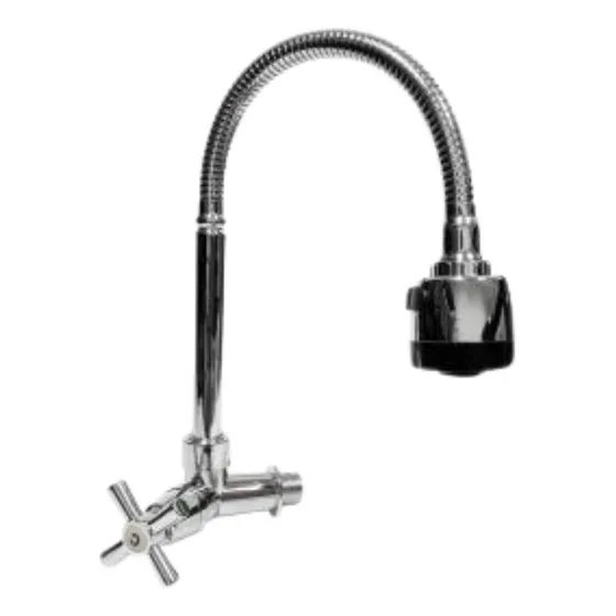 Grifo Flexible De Pared Para Fregadero