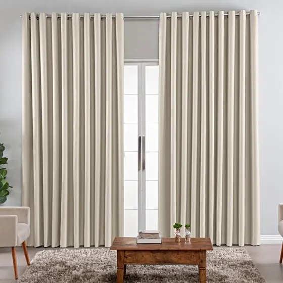 Cortina Blackout Em Tecido 2,70 X 1,70 Corta Luz