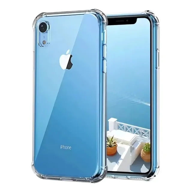 Funda Antishock Transparente Para iPhone + Vidrio Templado