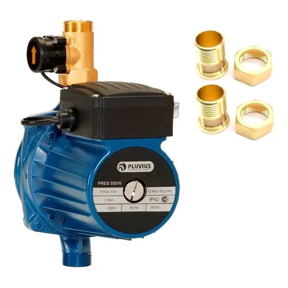 Bomba Presurizadora +sensor Elevadora Presión 500w 4 Baños