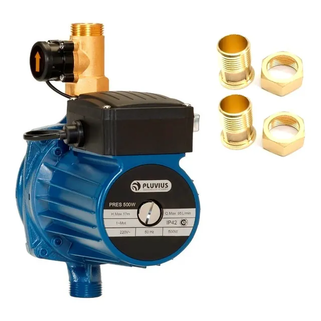 Bomba Presurizadora +sensor Elevadora Presión 500w 4 Baños