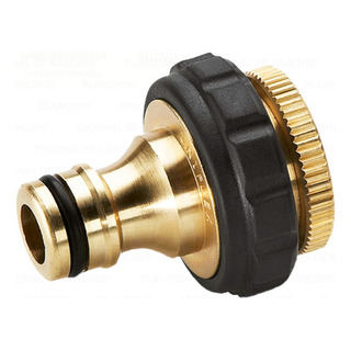 Adaptador De Latón Karcher® P/grifo De 3/4 Y Reductor A 1/2 Color Metálico Adaptador De Latón Karcher® P/grifo De 3/4 Y Reductor A 1/2 Color Metálico