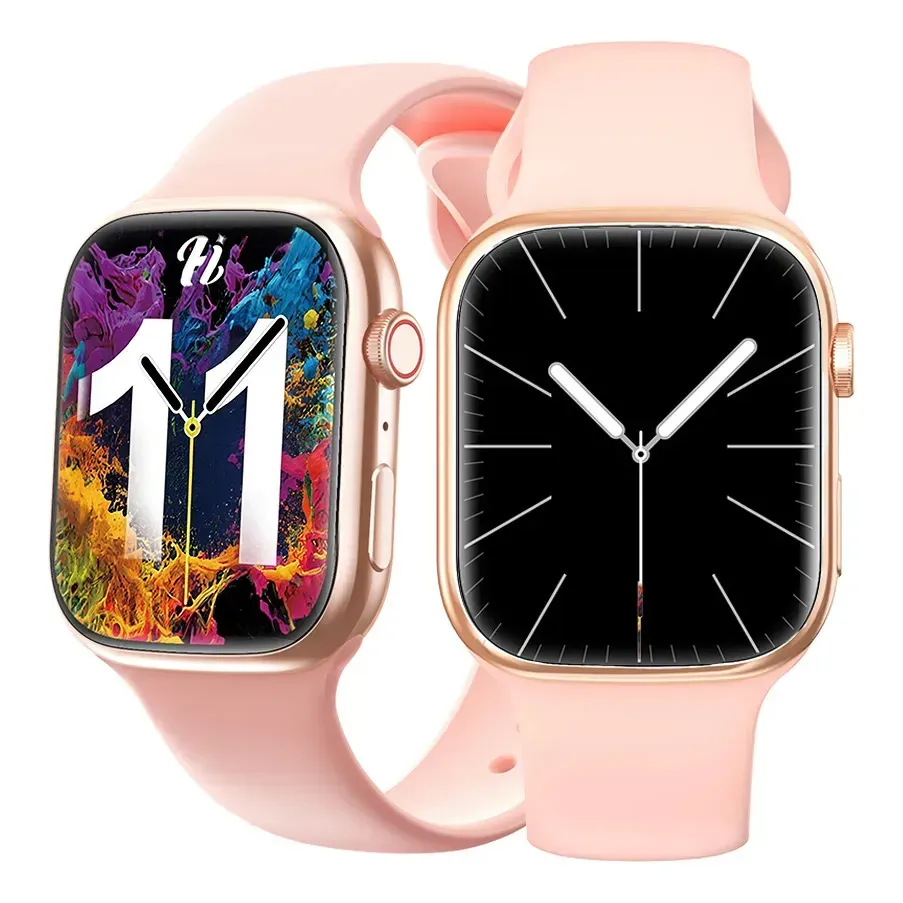 Relógio Inteligente Belteenk Watch11 Smartband Tela 2.01 HD Toque, Chamada Bluetooth 5.3, Monitor Saúde 24h ECG, 100+ Modos