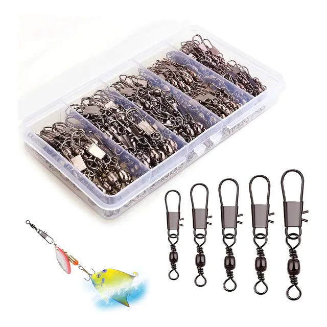 210 Pcs Conector Tipo B Destorcedor Pesca Accesorio Aparejos