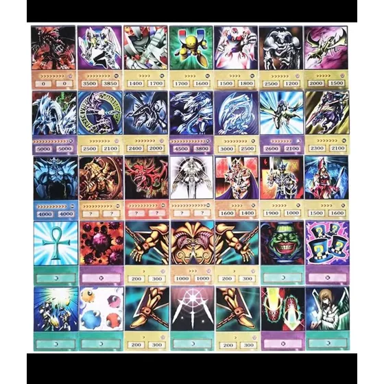 Cartas De Yugioh Edición Especial Del Anime 100 Piezas.