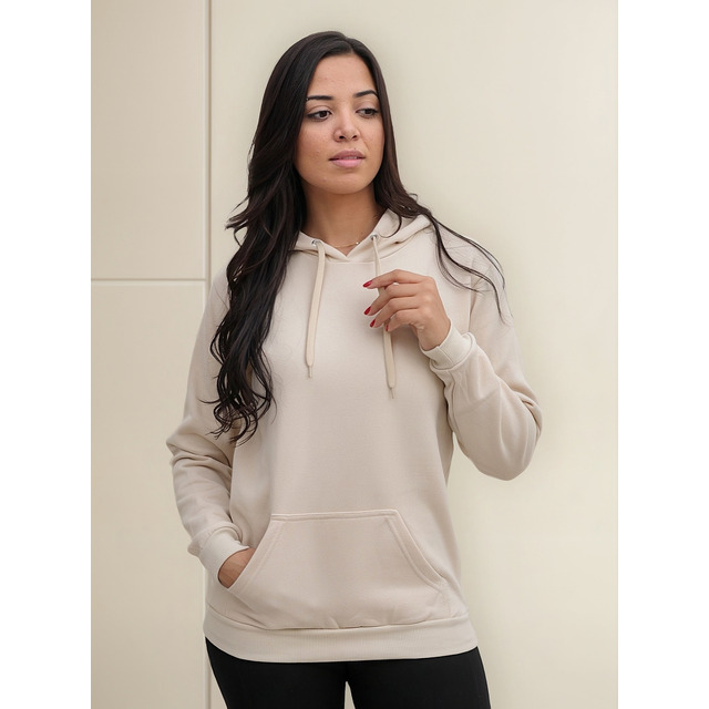 Moletom Liso Flanelado Feminino Blusa De Frio Canguru Moletom Liso Flanelado Feminino Blusa De Frio Canguru