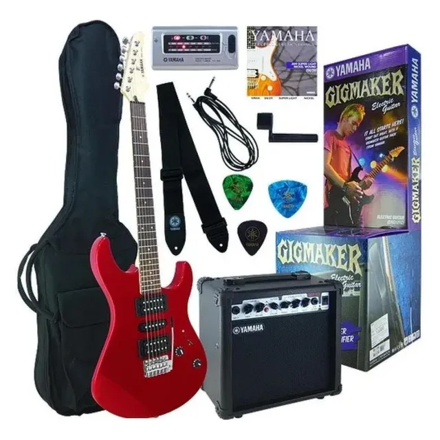 Guitarra Eléctrica Yamaha Erg121 M Red, Pack Todo Incluido