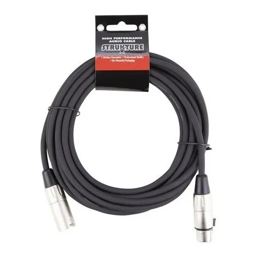 Cable Para Microfono 3mt Xlr-xlr Strukture Smc10