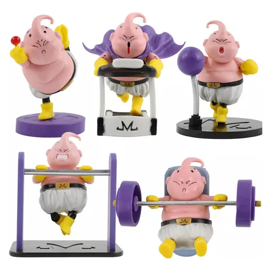5 Figuras Dragon Ball Z Majin Buu Majin Boo Coleccionables
