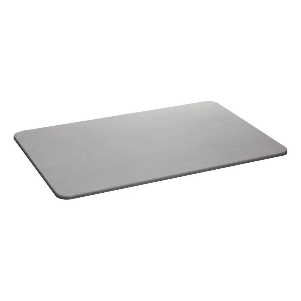 Tapete para banheiro 220786 pedra diatomita 60cm Cinza Lyor