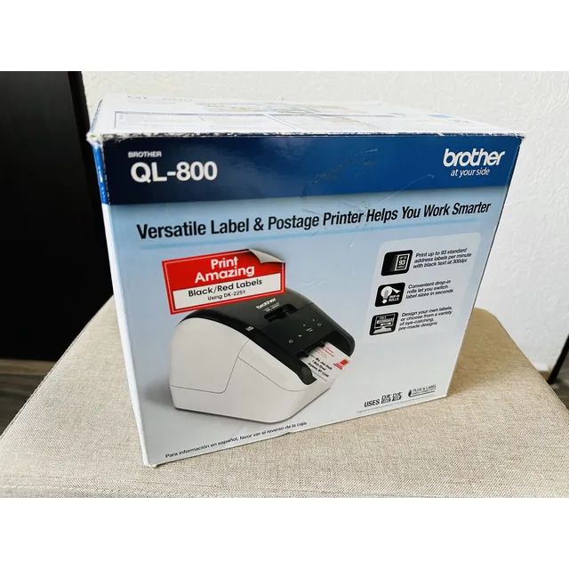 Impresora De Etiquetas Termica Brother Ql800 Usb Excelente E