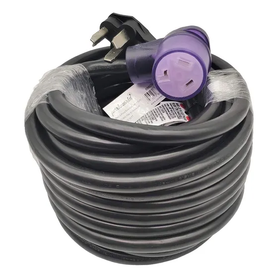 Cable De Extensión De Secadora Y Ev Con 3 Clavijas Ul