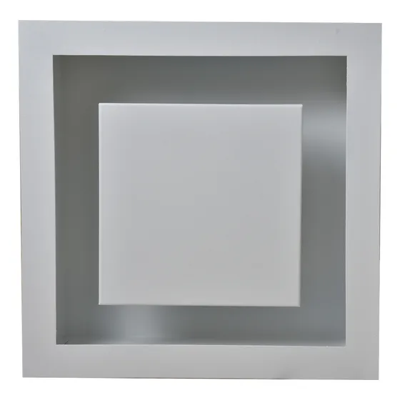 Luz Plafon Indireta Embutir 35x35 Branco G9 Promoção