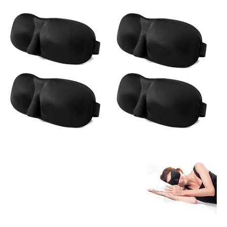 4 Piezas Antifaz Para Dormir/antifaz Dormir/tapa Ojos