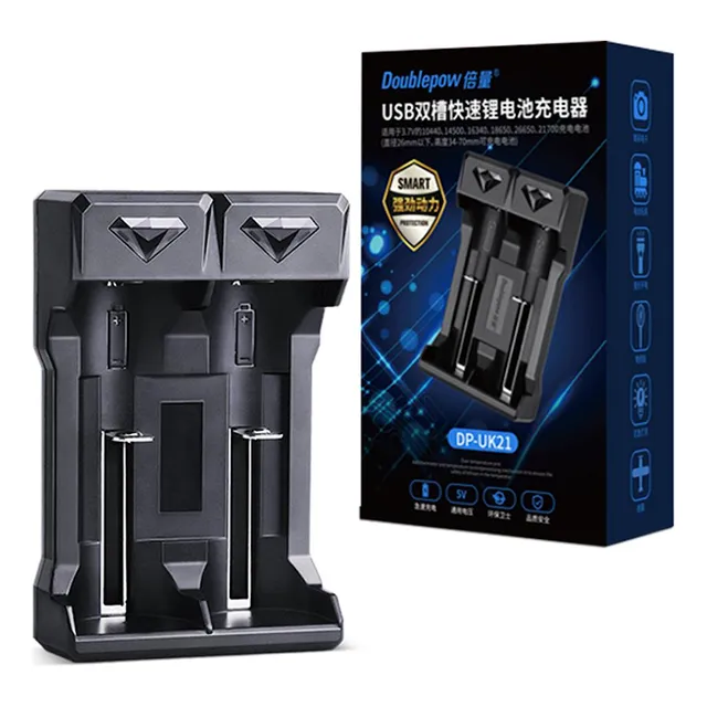 Cargador Pilas Cr 18650 18490 18350 17670 17500 26650 Aa Aaa