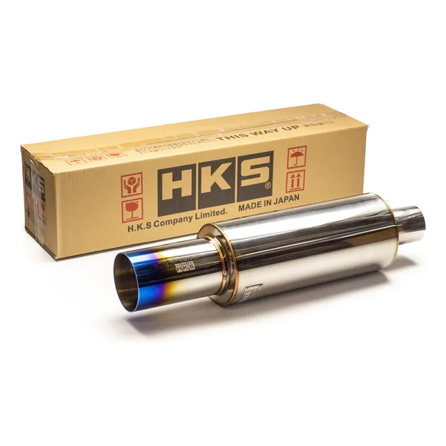 Muffler Silenciador Hks Hi-power Jasma Acero Inoxidable 3.5