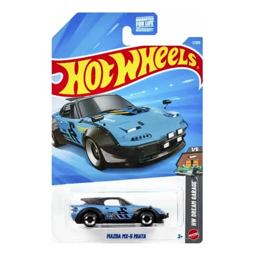 Carro Hot Wheels Mazda RX-7 1995 Azul Metálico Colecionável Escala