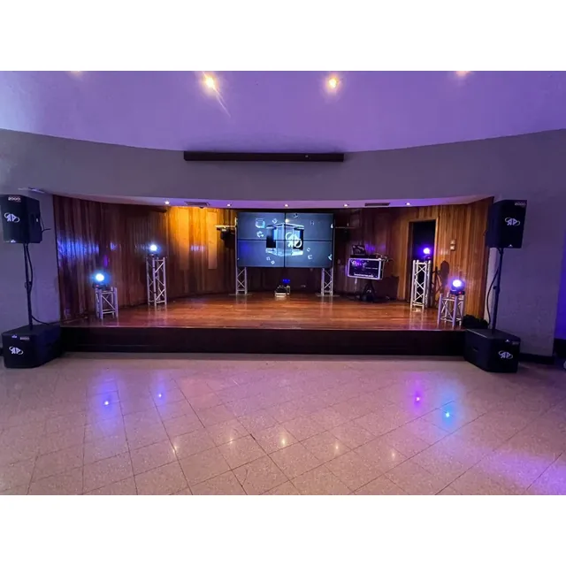 Alquiler De Sonido Miniteca Iluminacion Video Pantalla