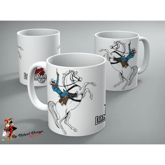 Taza De Ceramica El Llanero Solitario Retro 02