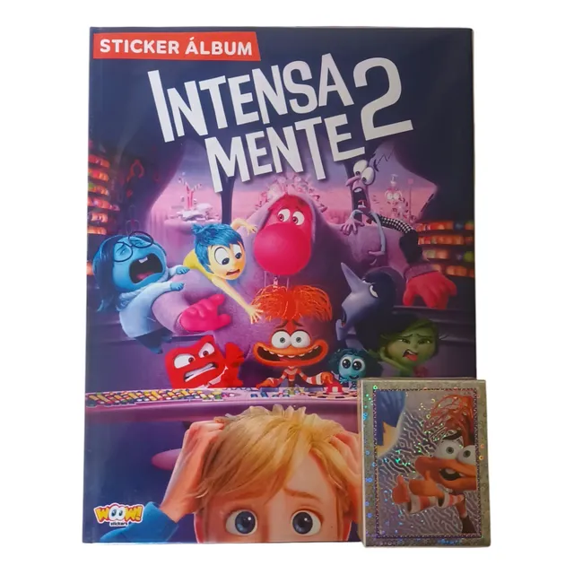 Álbum Tapa Dura Intensamente 2 + Figuras Completas + Póster