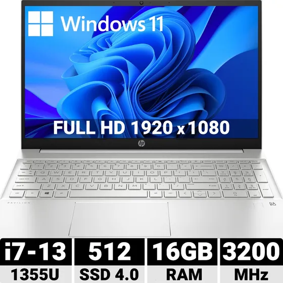 Laptop Hp Pavilion I7-13 512 Gb Ssd Gen4 Nvme 16 Gb Ram 15.6
