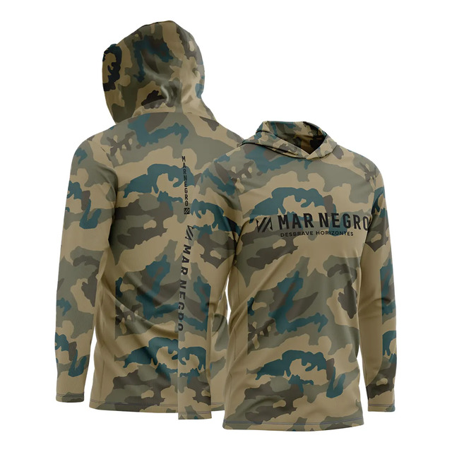 Camiseta Pesca X Protection Sublimada - Mar Negro Camiseta Pesca X Protection Sublimada - Mar Negro