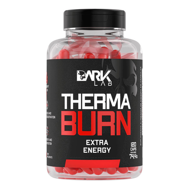 TermogĂŞnico Therma Burn 210mg De CafeĂna 120 Caps Dark Lab Sabor Sem Sabor TermogĂŞnico Therma Burn 210mg De CafeĂna 120 Caps Dark Lab Sabor Sem Sabor