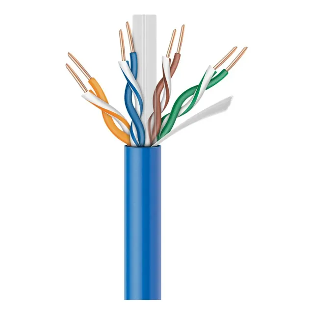 Cable Utp Cat6 Gris 305m Para Redes  Alta Velocidad 250mhz