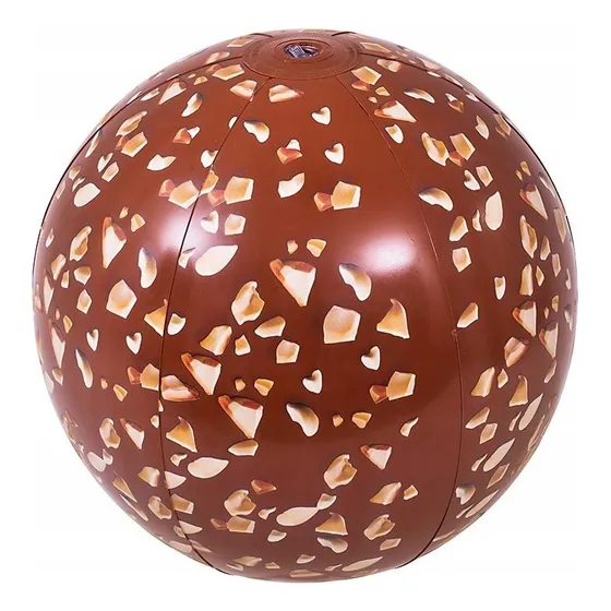 Pelota Playera Inflable Marron Chocolate Beach Voley Pileta 