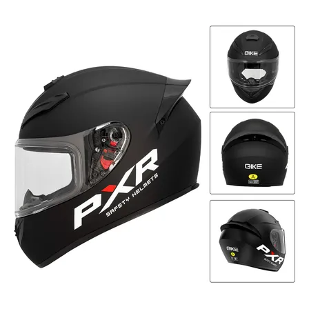 Capacete Integral Adulto De Fosco Motocicleta Para Moto Preto Lisa Fosco 57/58