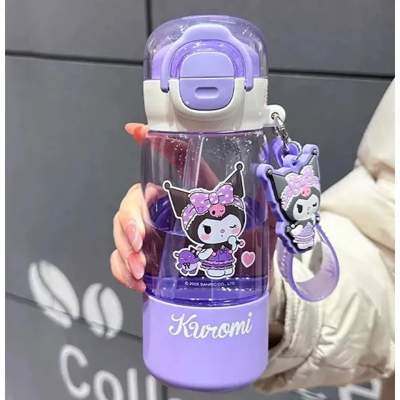Termo Kuromi Original Sanrio, Viene Con Adorno Incluido