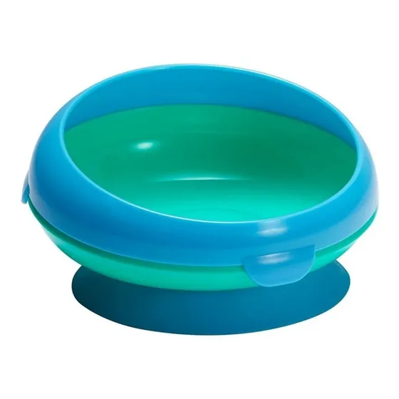 Plato Con Ventosa Anti Vueco The First Years - Pellitos Color Celeste