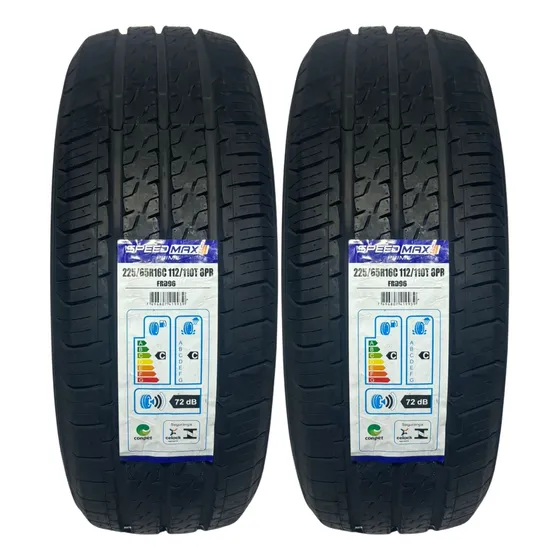 Kit De 2 Pneus 225/65r16c Speedmax Prime Frd96 Carga