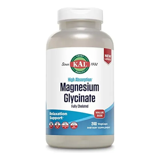 Glicinato De Magnesio Kal, Nuevo Y Totalmente Mejorado