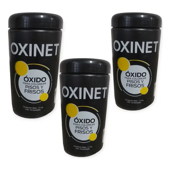 Óxido Para Piso Y Frisos Color Rojo 1,5 Kg Oxinet