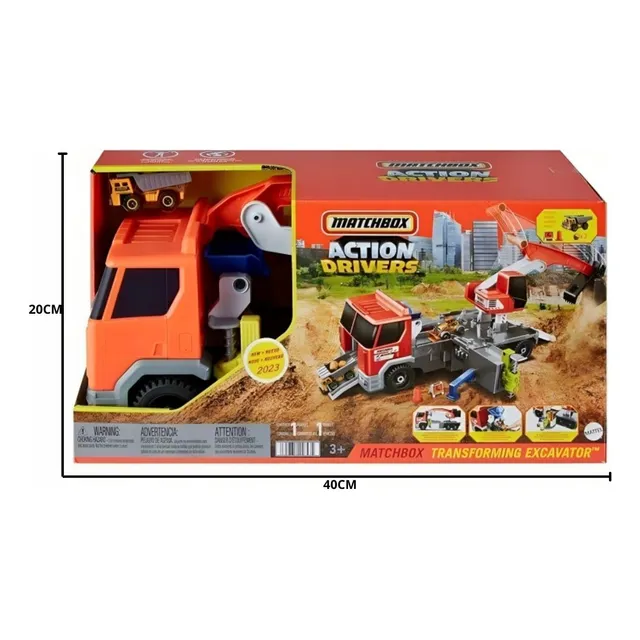 Camión grúa Matchbox Action Drivers Hpd64 - Mattel
