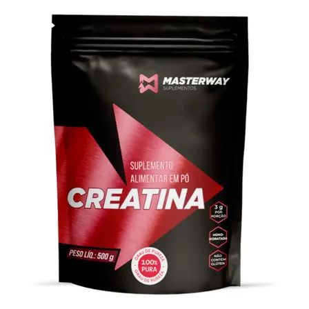 Creatina Monohidratada 500g Masterway Suplementos Natural