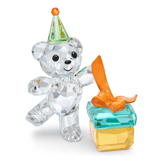 Figura Transparente De Los Osos Kris De Swarovski, Con Detal
