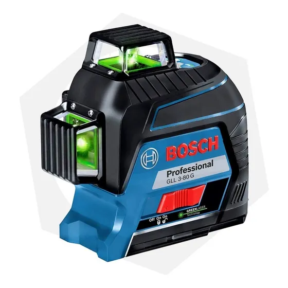 Nivel Láser Bosch Gll 3-80 G De Línea Verde