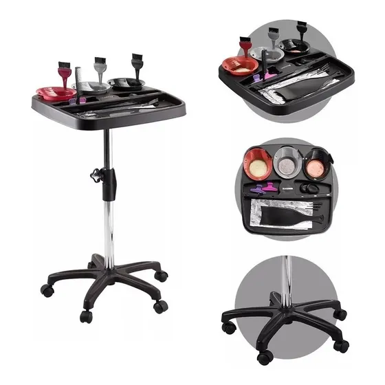 ¡Carrito para colorear y kit de cuencos con pinceles! - Color negro Dompel