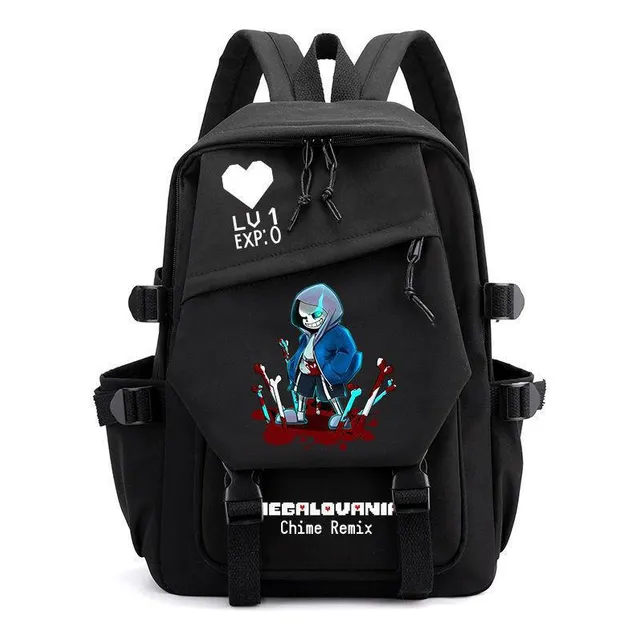Mochila Escolar Undertale Sans Student Para Hombre Y Mujer