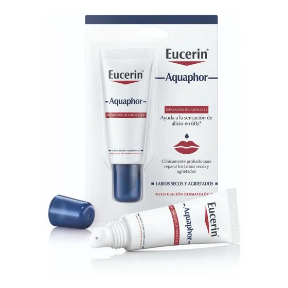 Aquaphor Reparación De Labios - Eucerin 10 Ml
