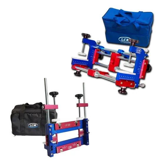 Kit Gabarito Fechadura Porta + Gabarito Batente Dobradiça