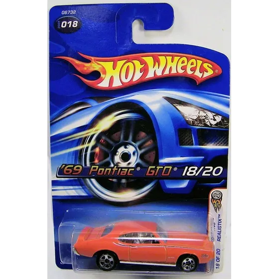 Auto Hot Wheels 69 Pontiac Gto Nuevo Colección Juguete Rdf1