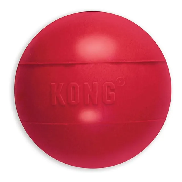 Pelota Clásica Caucho Agujero Med/grande Rojo Perro Kong