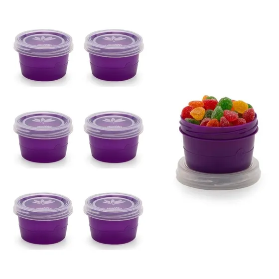 Toper Micro Taparrosca Plástico (pp) 250 Ml Azul 6 Pzs